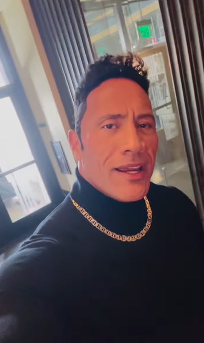 Dwayne Johnson Recreates His Own Iconic Meme to Spread Christmas Cheer