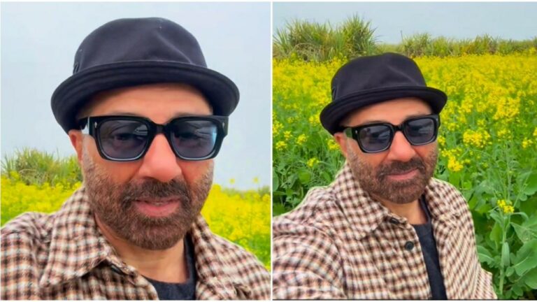 WATCH: Gadar 2’s Sunny Deol enjoys scenic beauty of lush mustard fields amidst shoot diaries; ‘Work mode on’