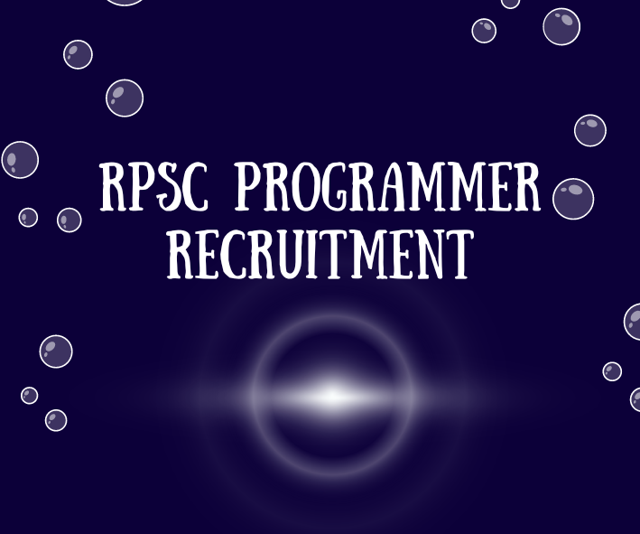 RPSC Programmer Recruitment 2024: Application Process and Details