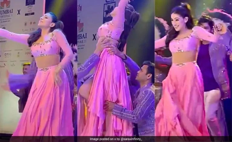 Sara Ali Khan’s Pretty Pink Lehenga Jazzes Up Wedding Fashion Goals, Her Dance Moves Are A Bonus